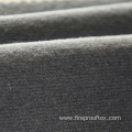 Fireproof Cotton Acrylic Blend Dark Grey Knitted Fabric